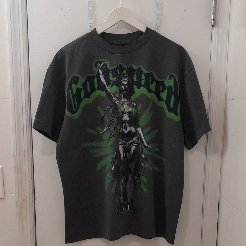GODSPEED LITIMED MS. LIBERTY TEE. FIRE🔥🌟🌟 MENS SZ. S